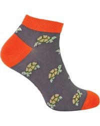 Mr Heron - Bamboo Trainer Socks - Lyst