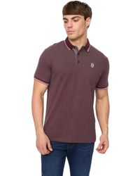 Crosshatch - Mettormoore Polo Shirt (Raisin) Cotton - Lyst