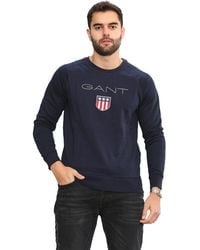 GANT - Herren Pullover Sweatshirt - Lyst