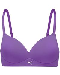 PUMA - Soft Lightly Lined Bralette - Lyst