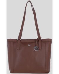 Ashwood Leather - 'Ballina' Genuine Shoulder Bag With Hardware - Lyst