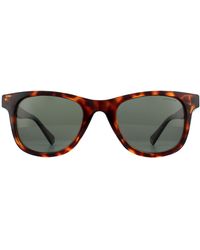 Polaroid - Rectangle Dark Havana Polarized Sunglasses - Lyst