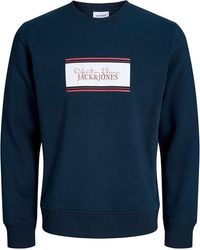 Jack & Jones - Crew Neck Sweatshirt Casual Pullover - Lyst