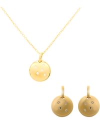 Orphelia - 'Linn' 925 Sterling Set: Chain-Pendant + Earrings - Lyst