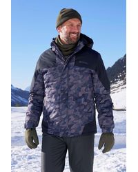 Mountain Warehouse - 'Shadow Ii' Printed Ski Jacket With Multiple Pockets Snow Proof Coat - Lyst