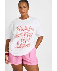 Boohoo - Plus Easy To Fall - Lyst
