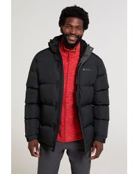 Mountain Warehouse - 'Snow' Padded Jacket Water Resistant Adjustable Hood Everyday Rain Coat - Lyst