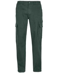 Sol's - Docker Stretch Cargo Broek (Bosgroen) - Lyst