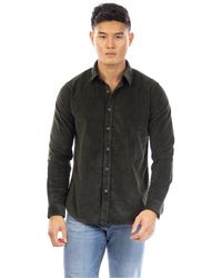 Peter Werth - Daker Collared Long Sleeve Shirt - Lyst