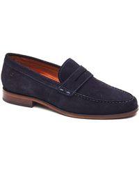 Base London - Slate Loafer Leather Loafers - Lyst
