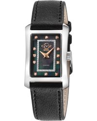 Gevril - Gv2 By 14601 Luino Swiss Quartz Diamond Mop Dial, Genuine Italian Leather Watch - Lyst