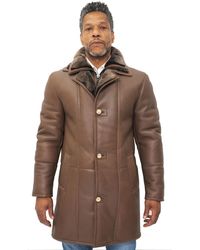 Infinity Leather - Warm Shearling Sheepskin Coat-Florence - Lyst