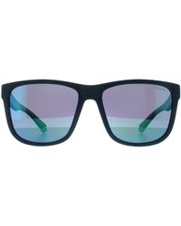 Polaroid - Square Matte Mirror Polarized Pld 2155/S - Lyst