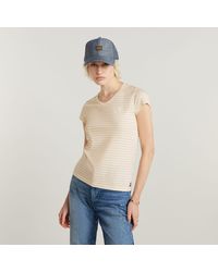 G-Star - G-Star Raw Stripe Eyben Slim V-Neck Top 2.0 - Lyst