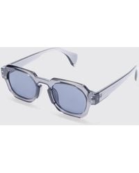 BoohooMAN - Wayfarer Plastic Sunglasses - Lyst