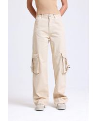 Hiccup - High Waist Pocket Cargo Trousers - Lyst