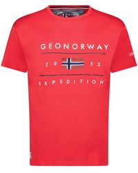 GEOGRAPHICAL NORWAY - Short Sleeve T-Shirt Sy1355Hgn - Lyst