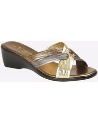 Boulevard - X Over Mule Sandal - Lyst