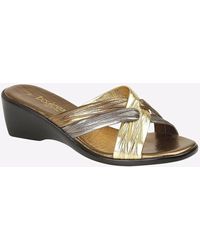 Boulevard - X Over Mule Sandal - Lyst