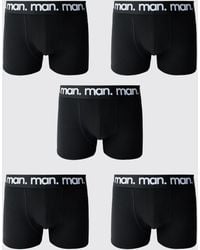 BoohooMAN - 5 Pack Boxers Cotton - Lyst