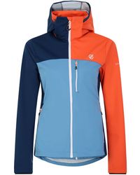 Dare 2b - Ladies Lexan Colour Block Soft Shell Jacket (Niagara/Satsuma) - Lyst