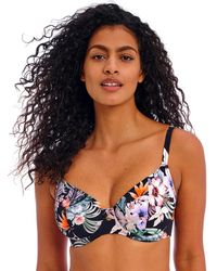 Freya - Kamala Bay Plunge Bikini Top - Lyst