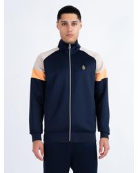 Luke 1977 - Kas 3 Zip Through Funnel Neck Sweatshirt - Lyst