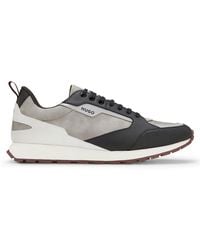 HUGO - Men's Icelin Running Trainers In Grey - Lyst