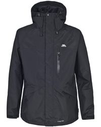 Trespass - Corvo Hooded Full Zip Waterproof Jacket/Coat - Lyst