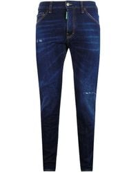 DSquared² - Cool Guy Jean Dark Denim Pants Cotton - Lyst