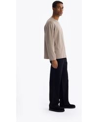 Giesto - Relaxed Fit Long Sleeve Crew Neck T-Shirt - Lyst