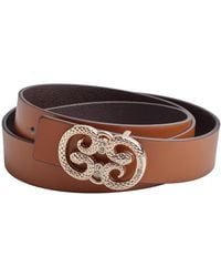 Roberto Cavalli - Reversible Belt With Removable Buckle Ccbt0020 - Lyst