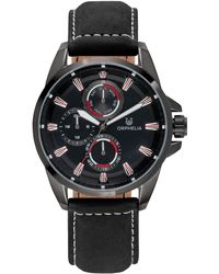 Orphelia - Eddington Watch Or71900 Leather - Lyst