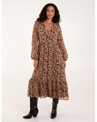 Blue Vanilla - Button Through Midi Dress - Lyst