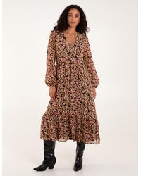 Blue Vanilla - Button Through Midi Dress - Lyst