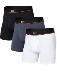 Saxx Underwear Co. - 3 Pack Non-Stop Stretch Cotton Boxer Brief - Lyst