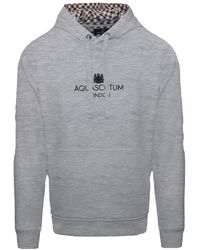 Aquascutum - Hooded Neck Lacoste Lettering Sweatshirt - Lyst