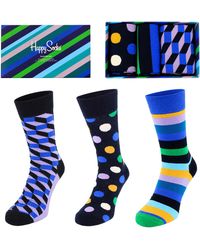 Happy Socks - 3-Pack Mixed Gift Set Cotton - Lyst