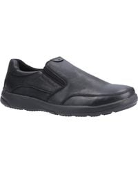 Hush Puppies - Aaron Slip On Leather Shoe - Lyst
