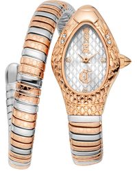Just Cavalli - Snake 316L Stainless Steel Watch - Lyst