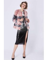 Jayley - Emma Coat Viscose - Lyst