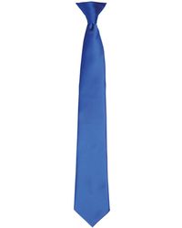 PREMIER - Adult Satin Tie (Royal) - Lyst