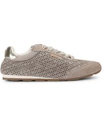 Carvela Kurt Geiger - Suede Tivoli Laser Sneakers - Lyst