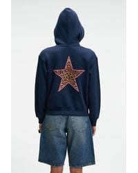 Grimelange - Oversized Hooded Printed Sweatshirt - Lyst