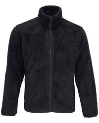 Sol's - Adult Finch Fluffy Jacket (Carbon) - Lyst