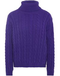 myMo - Jumper Paars - Lyst