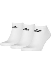 PUMA - Trainingssokken Met Logo Voor Volwassenen (pak Van 3) (wit) - Lyst
