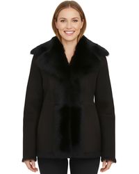 Infinity Leather - Sheepskin Toscana Merino Shearling Suede Jacket-Siena - Lyst