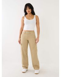 TRUE RELIGION - Military Single Needle Cargo Pant - Lyst