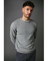 MAINE - Premium Pure Cotton Crew Neck Jumper - Lyst